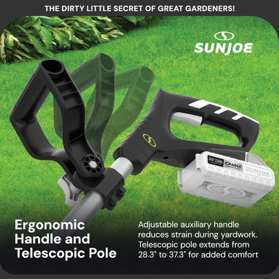 Sun Joe 24V IONMAX Cordless Garden Tiller + Cultivator, 24V-TLR-CT (Used) - VMInnovations