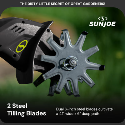 Sun Joe 24V IONMAX Cordless Garden Tiller + Cultivator (Tool Only) (Open Box) - VMInnovations