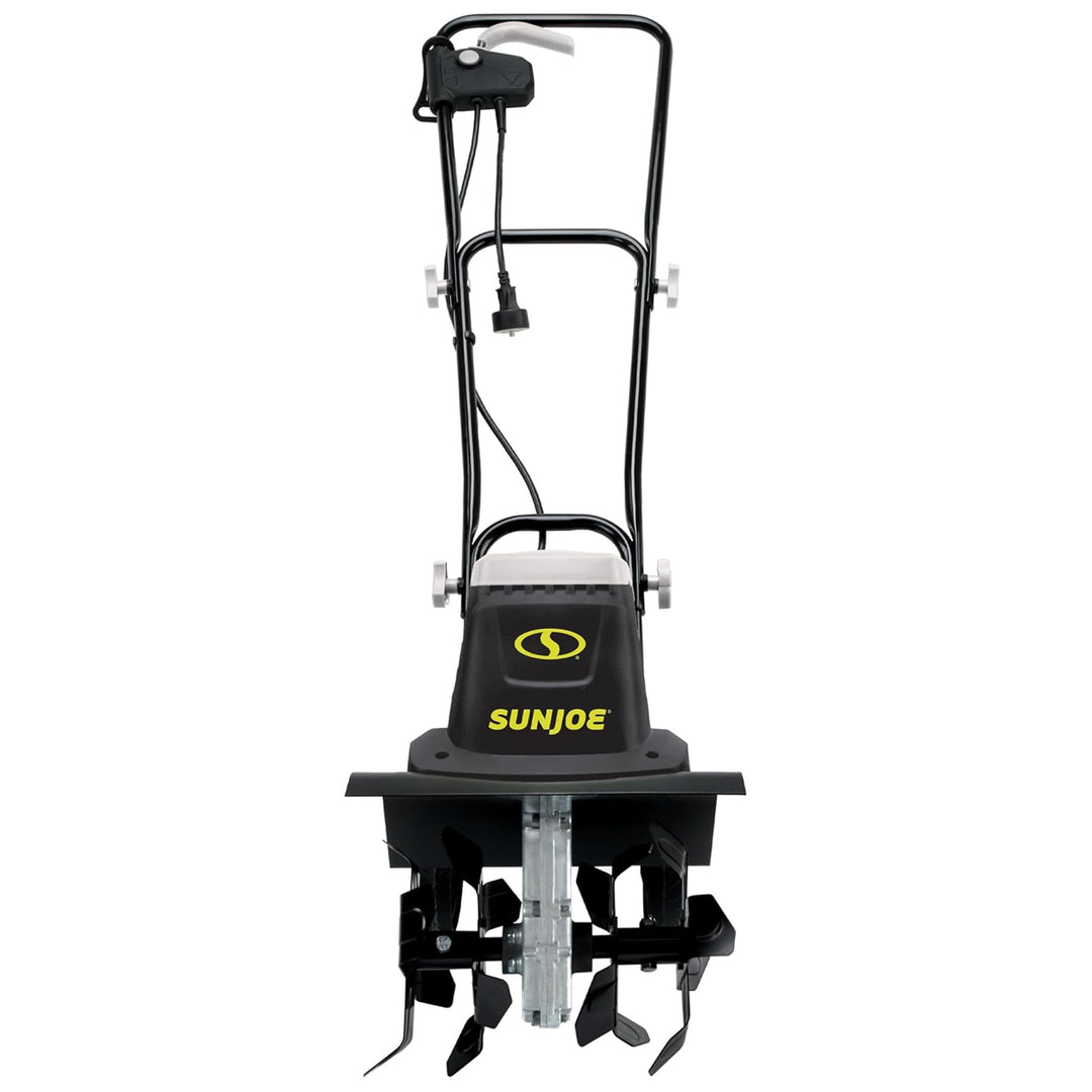 Sun Joe Electric Garden Tiller/Cultivator, 3 Position Height Adjustment, TJ602E