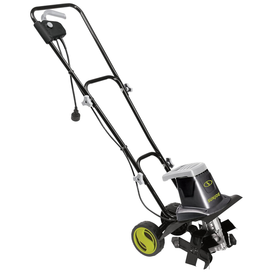 Sun Joe Electric Garden Tiller/Cultivator, 3 Position Height Adjustment, TJ602E