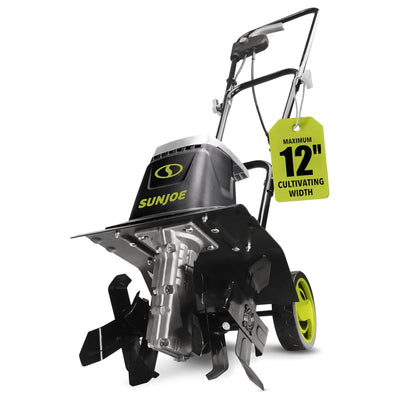 Sun Joe Electric Tiller/Cultivator, 3 Position Height Adjustment (Open Box) - VMInnovations