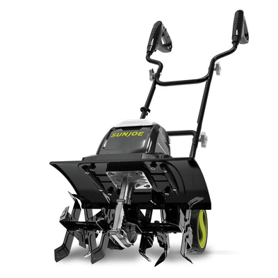 Sun Joe Electric Garden Tiller Cultivator, Steel Tines, 15 Amp, 15.7", TJ605E