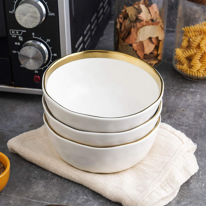 Stone Lain Florian Porcelain 16 Piece Dinnerware Set, Service for 4, White