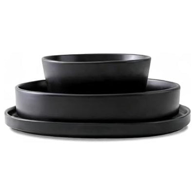 Stone Lain Celina Stoneware 12 Piece Dinnerware Set, Service for 4 (Open Box) - VMInnovations