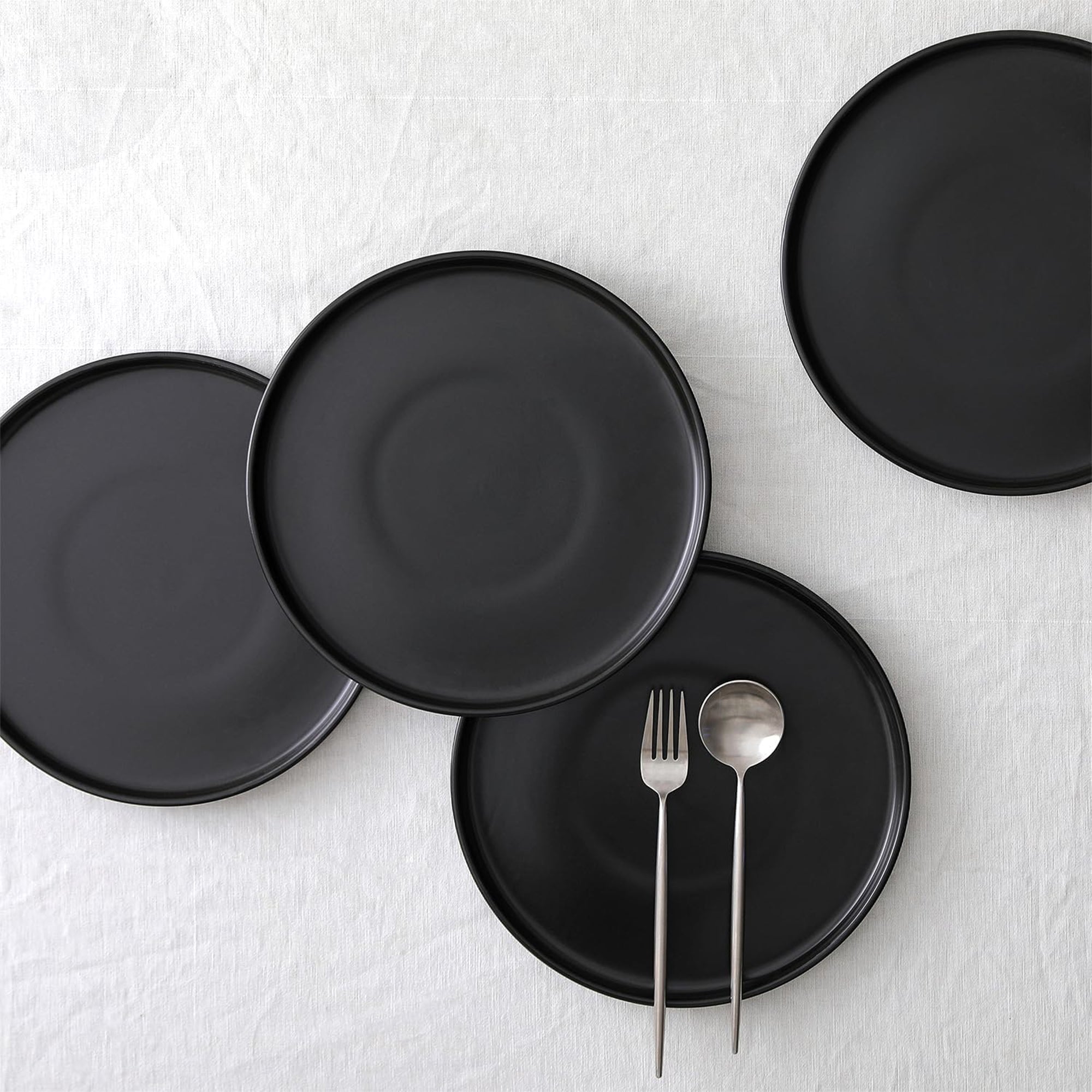Stone Lain Celina Stoneware 12 Piece Dinnerware Set, Service for 4 (Open Box) - VMInnovations
