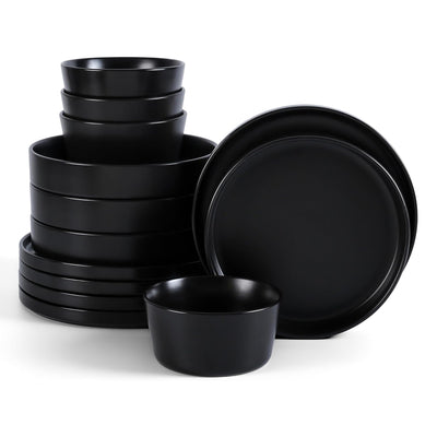 Stone Lain Celina Stoneware 12 Piece Dinnerware Set, Service for 4 (Open Box) - VMInnovations