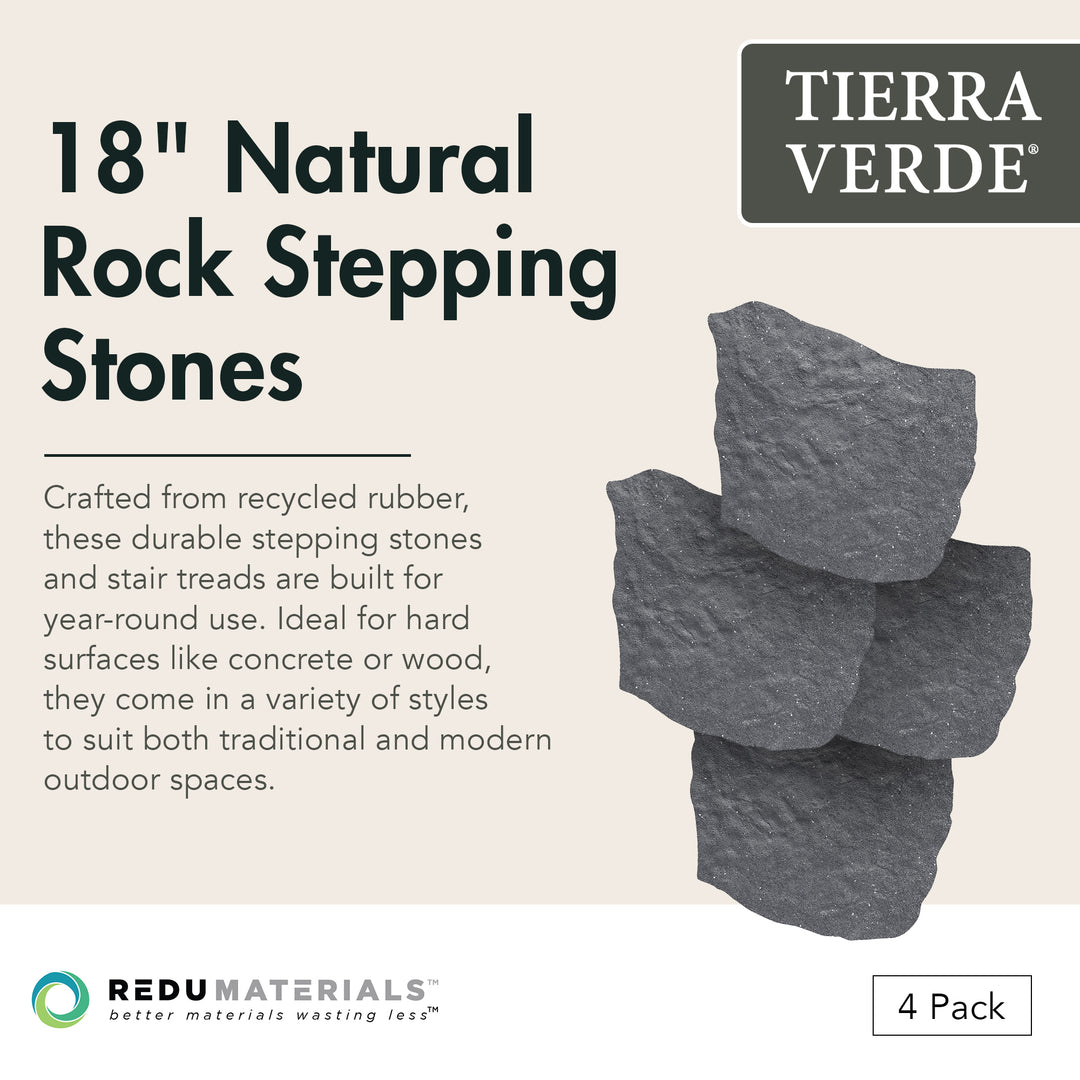 Garden Central 4pk 18"x22" Natural Rock Stepping Stones for Walkways (Open Box)