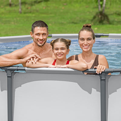 Bestway Steel Pro MAX 14'x48" Round Above Ground Pool with Pump & Cover, 2 Pack