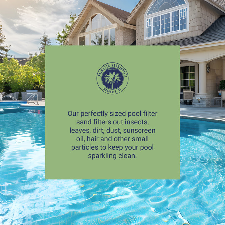 Palmetto 3 Pack Filter Sand Residential & Commercial Pool Sand Filters, 50 Pound