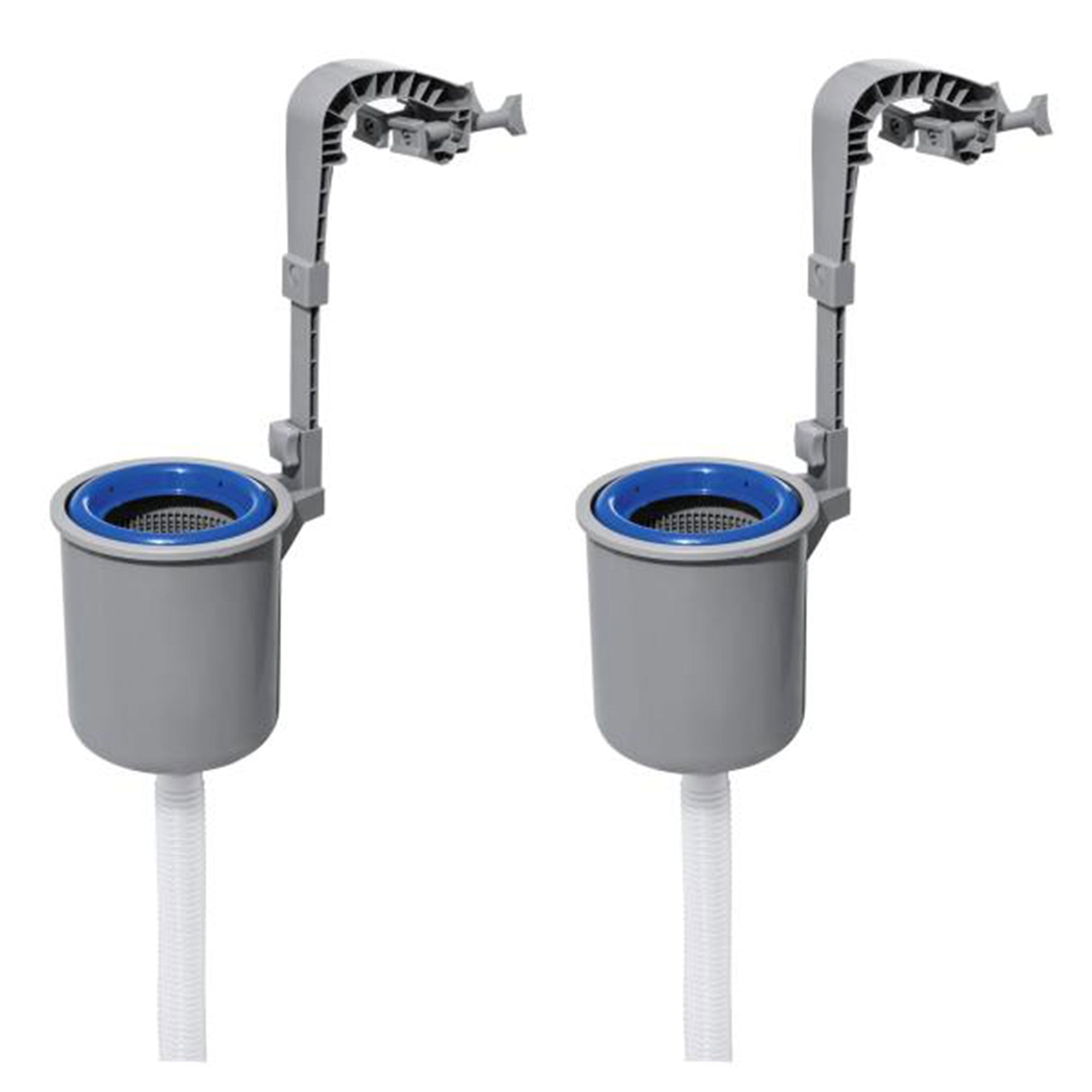 Bestway Flowclear Wall Mounted Automatic Swimming Pool Surface Skimmer, 2 Pack - VMInnovations