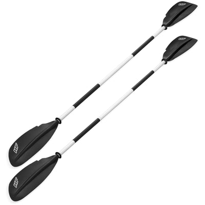Bestway Hydro Force 91” Adjustable Aluminum Locking Kayak Paddle & Grip, 2 Pack - VMInnovations