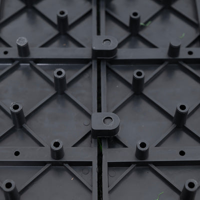 Bliss Outdoors 12"x12" Artificial PP Grass Interlocking Tiles, 10pc (Open Box) - VMInnovations