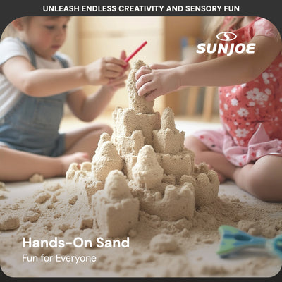 Sun Joe Ultra Fine Silica Play Sand, Sandboxes & Sensory Tables, 20 lbs, 10 Pack