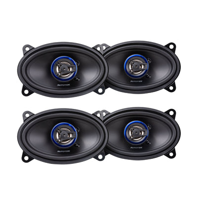 Autotek Street Machine 200W 4x6 Inch 2-Way Car Audio Coaxial Speakers, 2 Pack