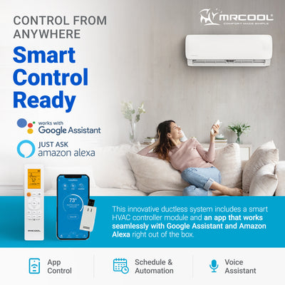 MRCOOL Easy Pro 12K BTU DIY Ductless Mini-Split Air Conditioner Heat Pump System - VMInnovations