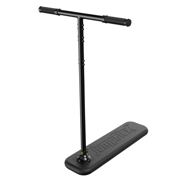 JumpFlex Trampoline Trick Scooter with Non-Slip HandleBar and Foam Base, Black