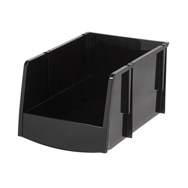IRIS USA 6PK Stackable Plastic Storage Bins Organizer, Garage, Jumbo (Open Box) - VMInnovations