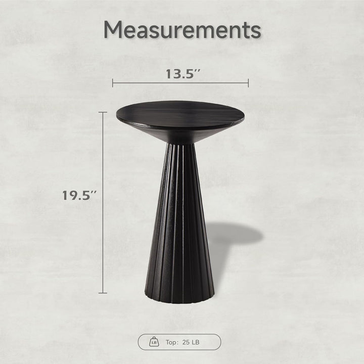 COZAYH Pedestal Drink Round Martini Table for Living Rooms or Bedrooms(Open Box)