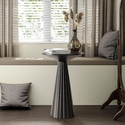 COZAYH Pedestal Drink Round Martini Table for Living Rooms or Bedrooms(Open Box)