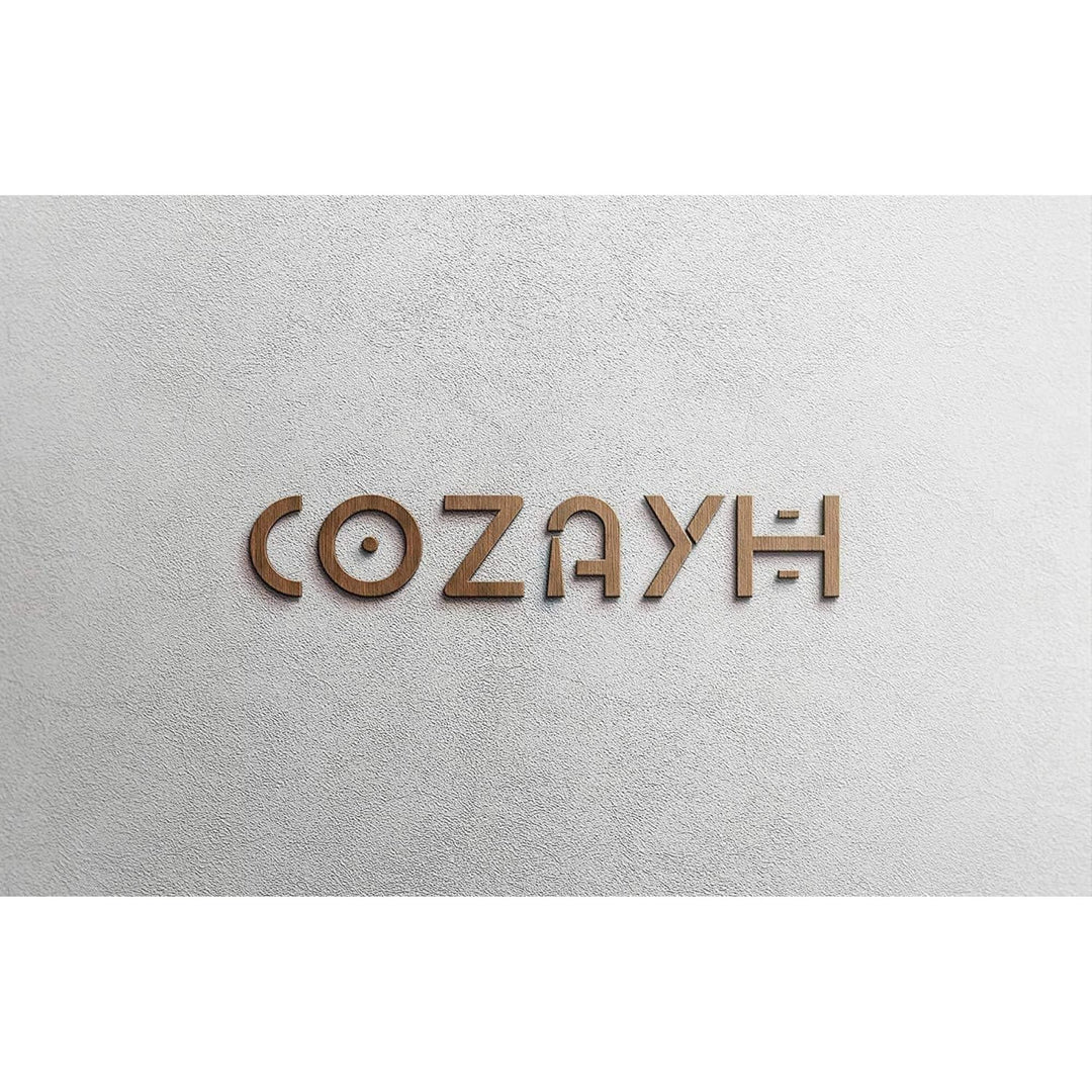 COZAYH Small Pedestal End Table, Living Room Furniture, Light Espresso, Set of 2