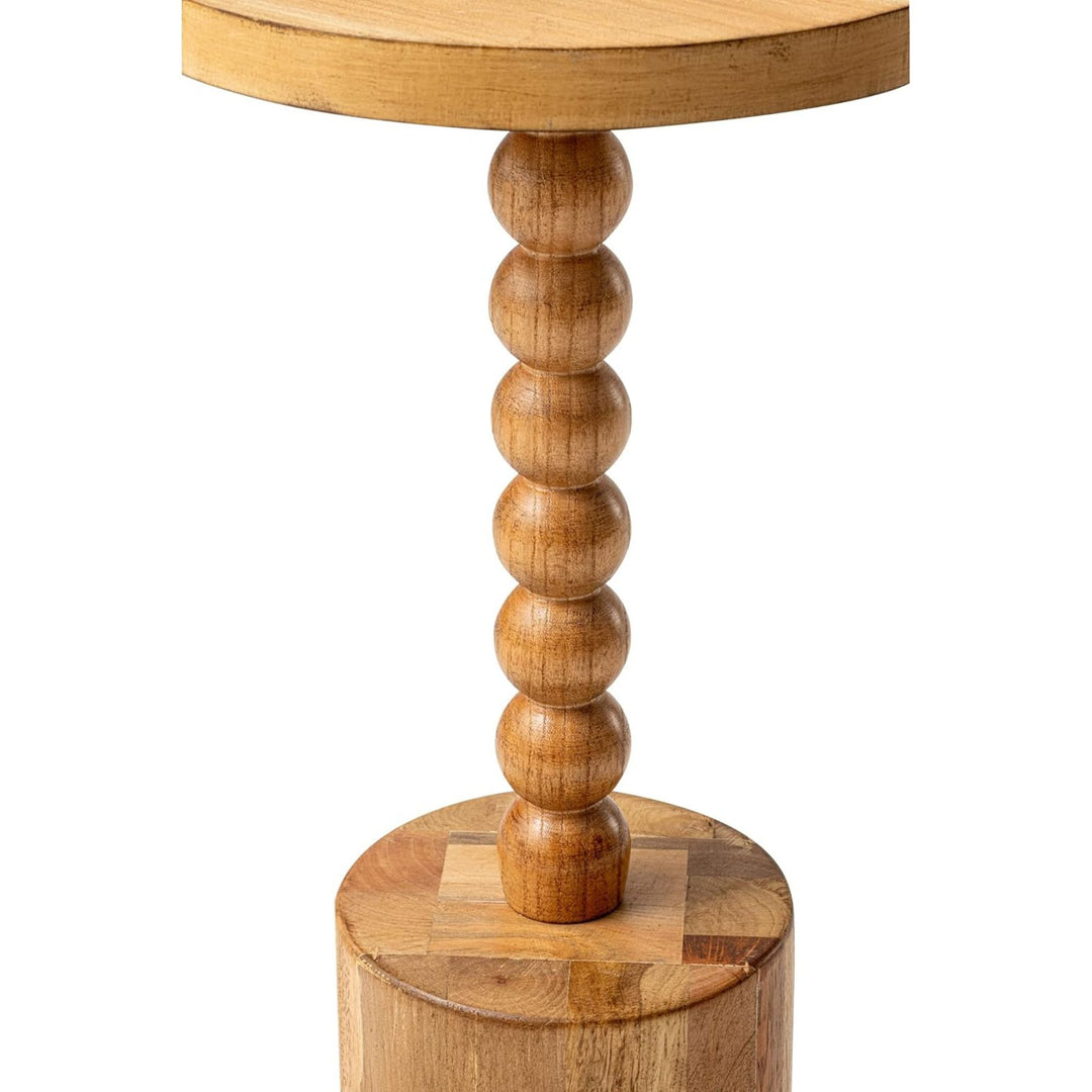 COZAYH Farmhouse Round Pedestal Martini Table, Living Rooms & Bedrooms(Open Box)