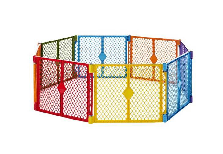 North States Color Superyard Baby/Pet Portable Play Yard Pen - 8 Panel
