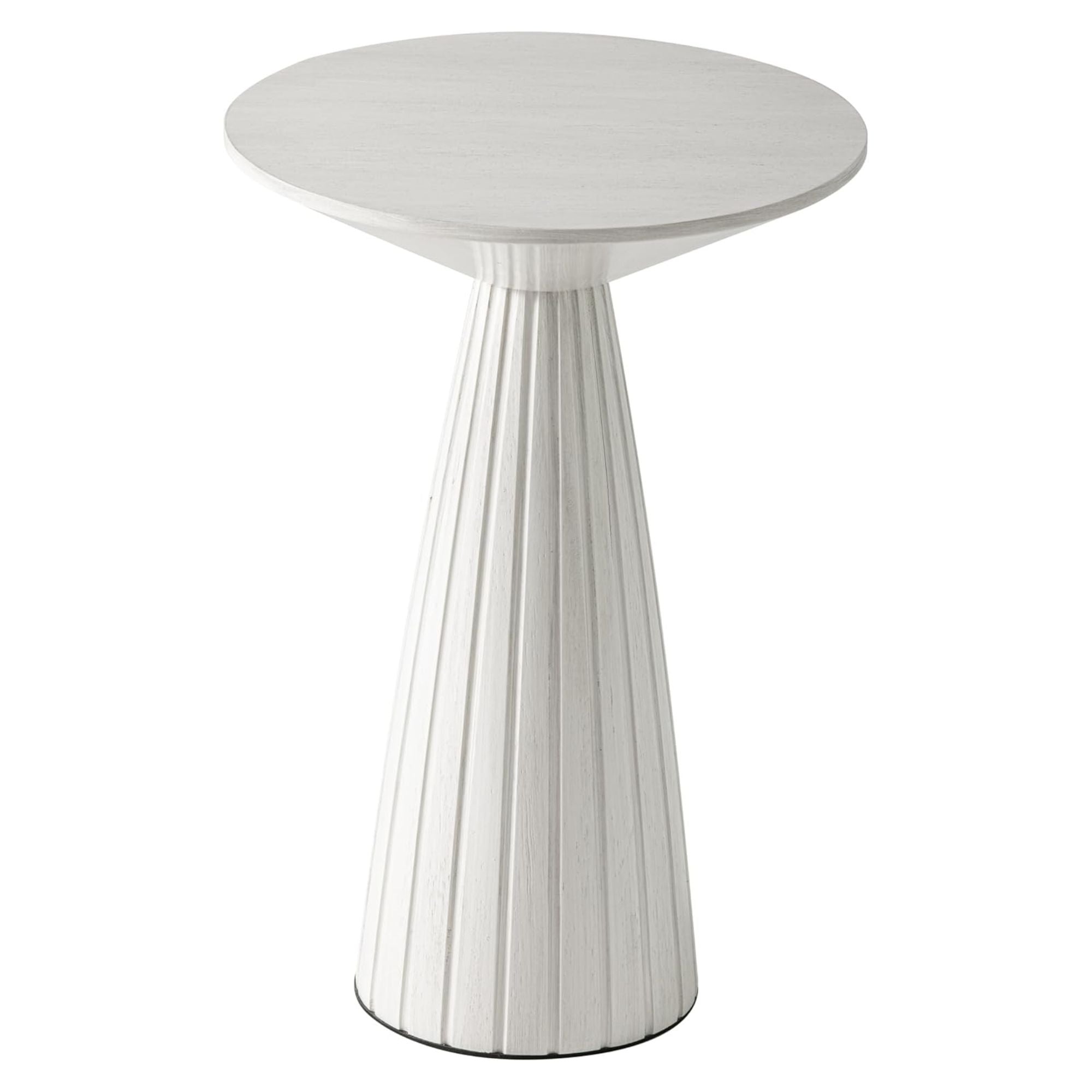 COZAYH Pedestal Small Round Martini Table for Living Rooms or Bedrooms, Set of 2