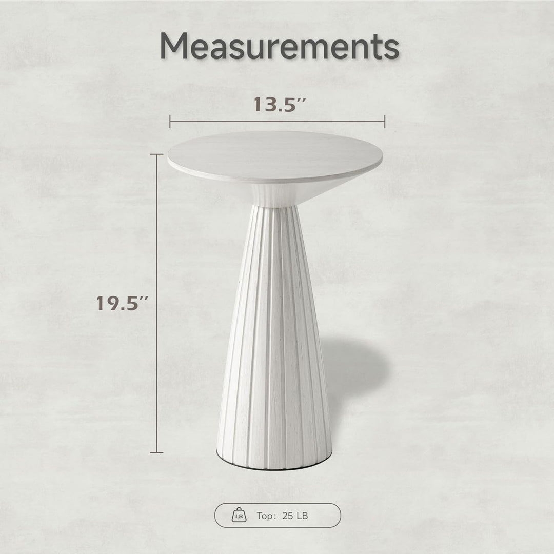 COZAYH Pedestal SM Drink Round Martini Table for Living Rooms/Bedrooms(Open Box)