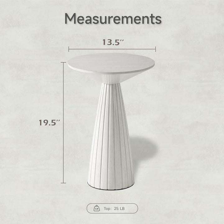 COZAYH Pedestal SM Drink Round Martini Table for Living Rooms/Bedrooms(Open Box)
