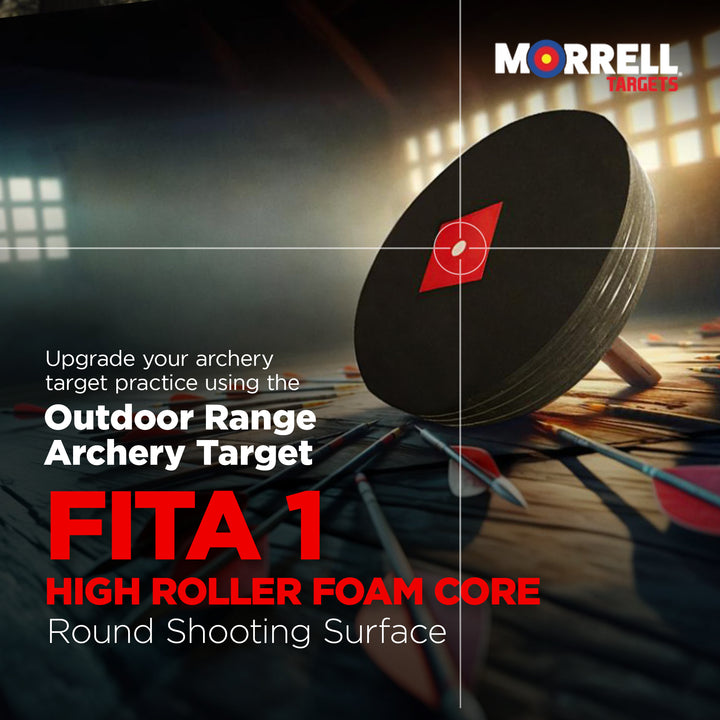 Morrell Targets FITA 1 Outdoor Archery Target w/ High Roller Foam Shooting Core