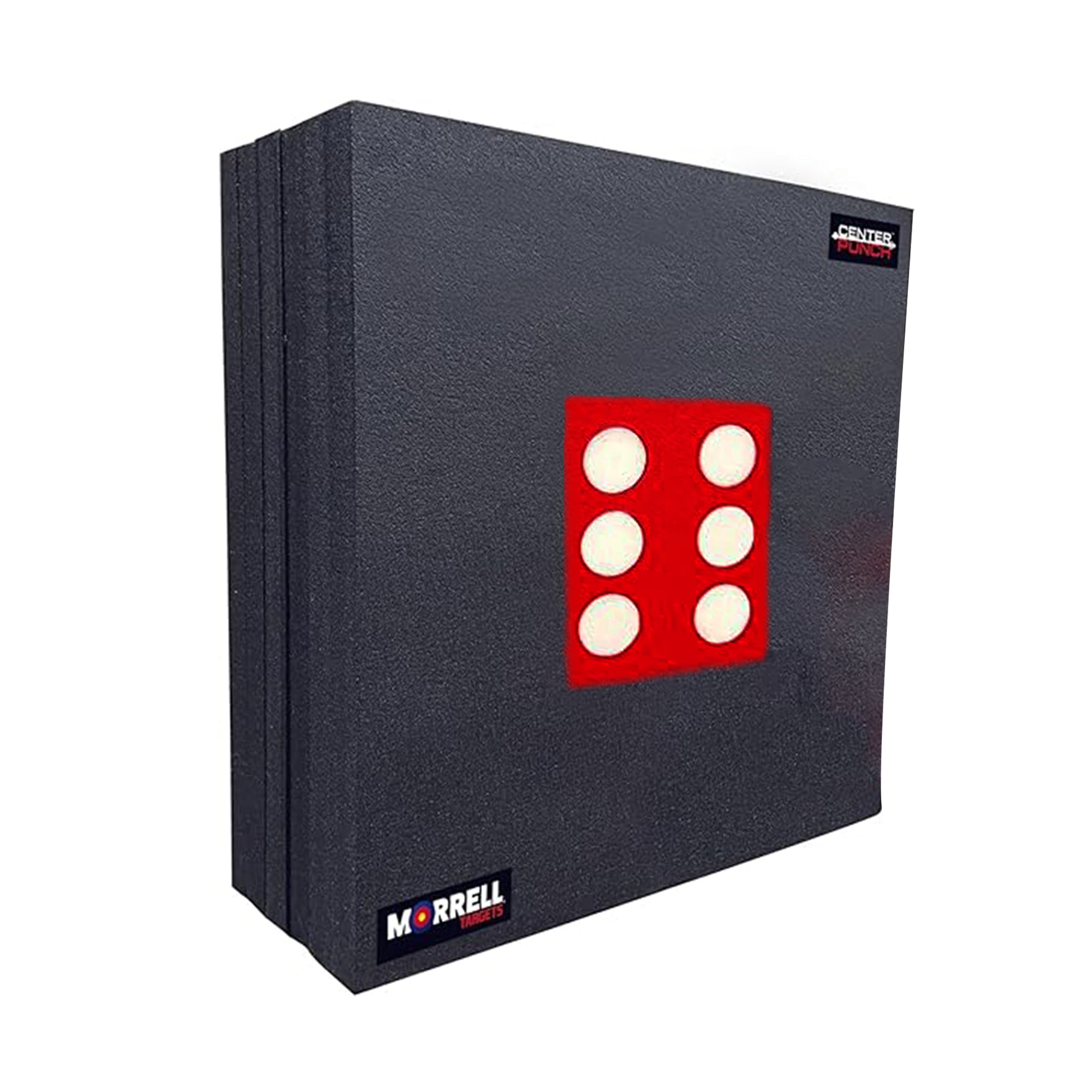 Morrell Targets Center Punch 35 Inch Foam Frame w/ High Roller Insert, Black/Red - VMInnovations
