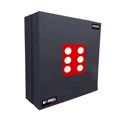 Morrell Targets Center Punch 35 Inch Foam Frame w/ High Roller Insert, Black/Red - VMInnovations