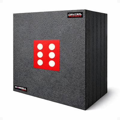 Morrell Targets Center Punch 35 Inch Foam Frame w/ High Roller Insert, Black/Red - VMInnovations
