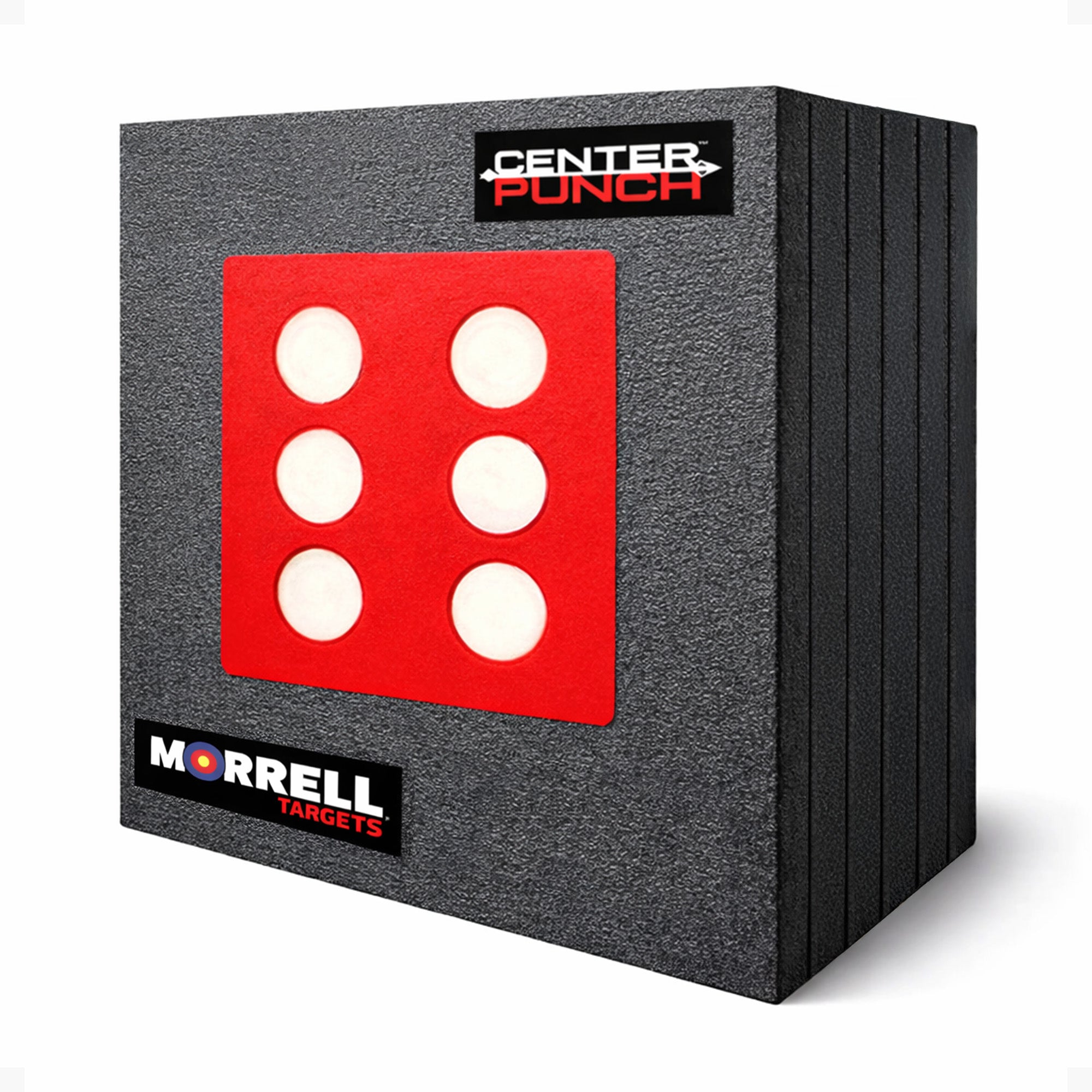 Morrell Targets Center Punch 24″ Foam Frame with High Roller Insert, Black/Red - VMInnovations