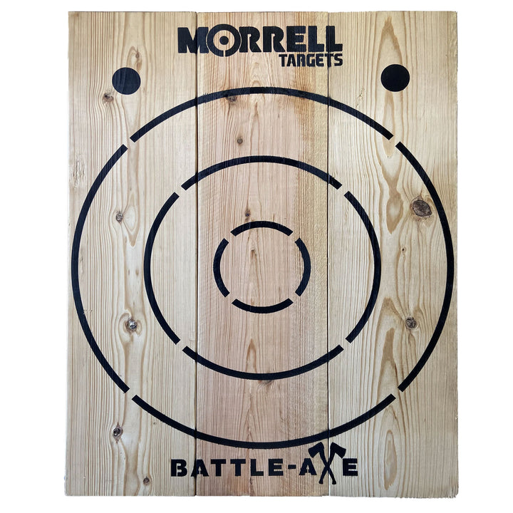 Morrell Targets Battle Axe Single Wood Throwing Hatchet Target Board (Open Box) - VMInnovations