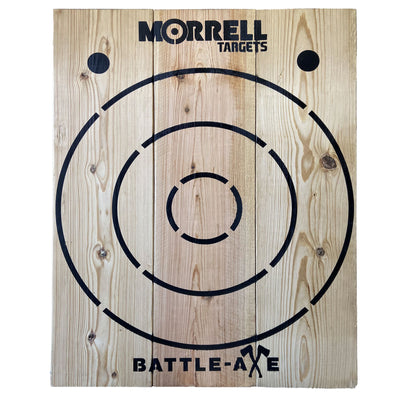 Morrell Targets Battle Axe Single Wood Throwing Hatchet Target Board (Open Box) - VMInnovations