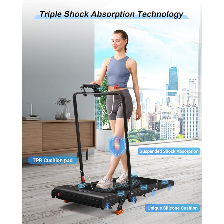 Lichico Walking Pad Under Desk Treadmill, Machine w/Remote Control(Used)