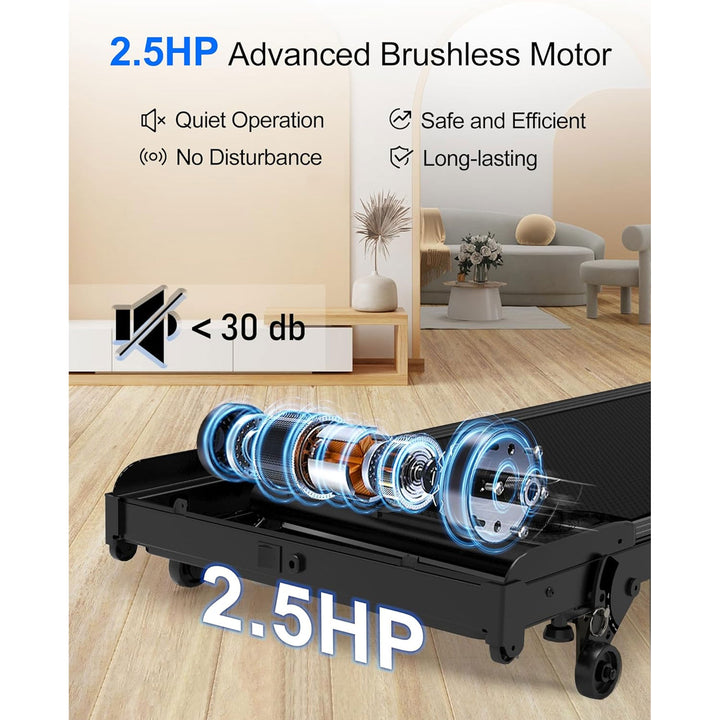 Lichico Walking Pad Under Desk Treadmill with Remote Control(Open Box)