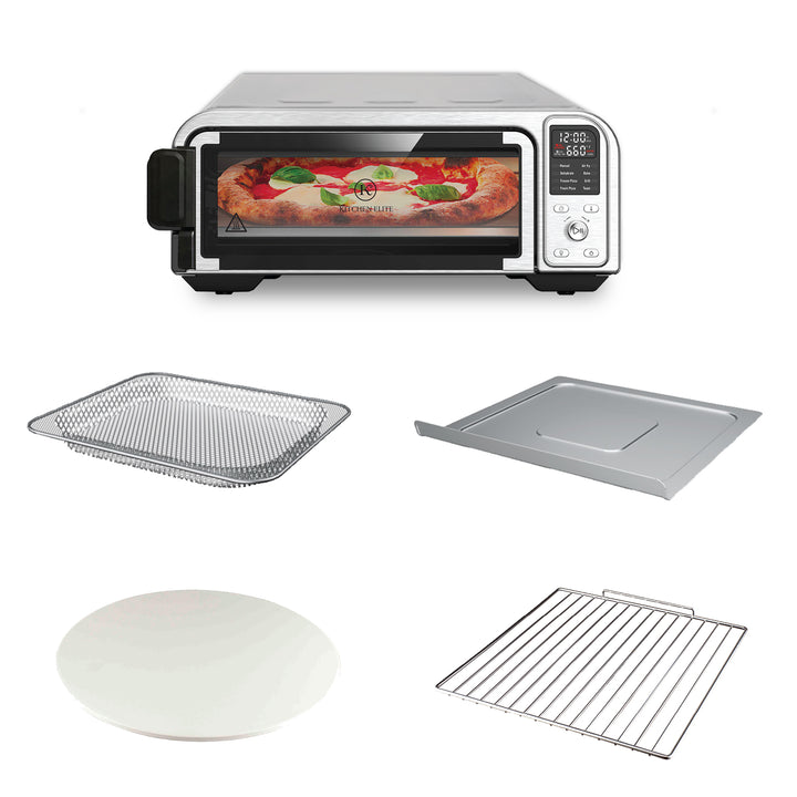Kitchen Elite 8 in 1 Digital Air Fryer Toaster Convection Pizza Oven (Used)