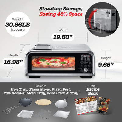 Kitchen Elite 18L Digital Air Fryer Toaster Oven/Convection Pizza Oven(Open Box) - VMInnovations