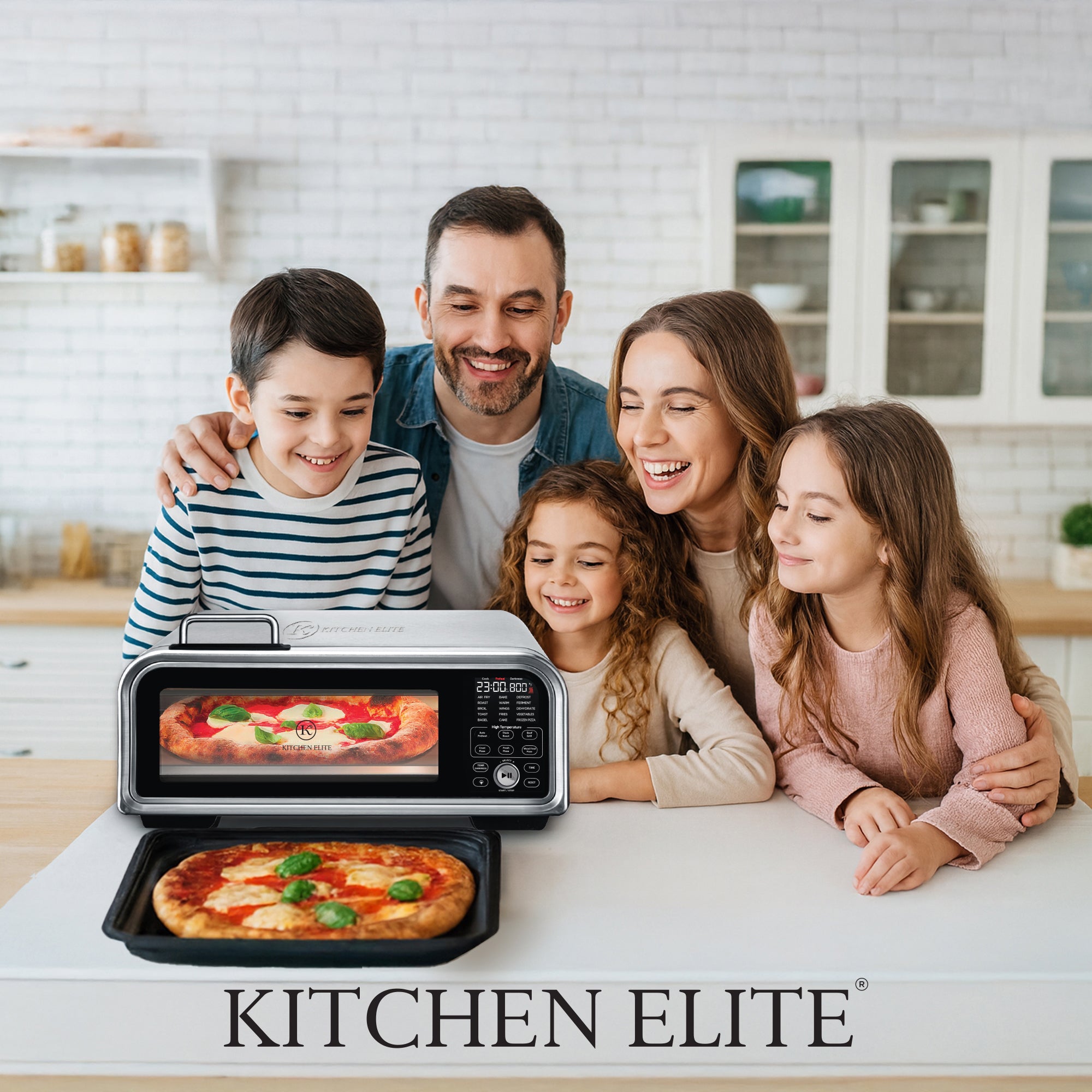 Kitchen Elite 18L Digital Air Fryer Toaster Oven/Convection Pizza Oven(Open Box) - VMInnovations