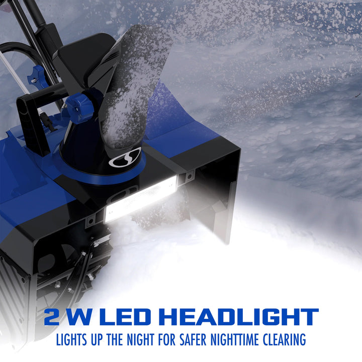 Snow Joe IONMAX 24V Cordless Snow Blower with Electric Engine, 24V-X2-SB18-XR