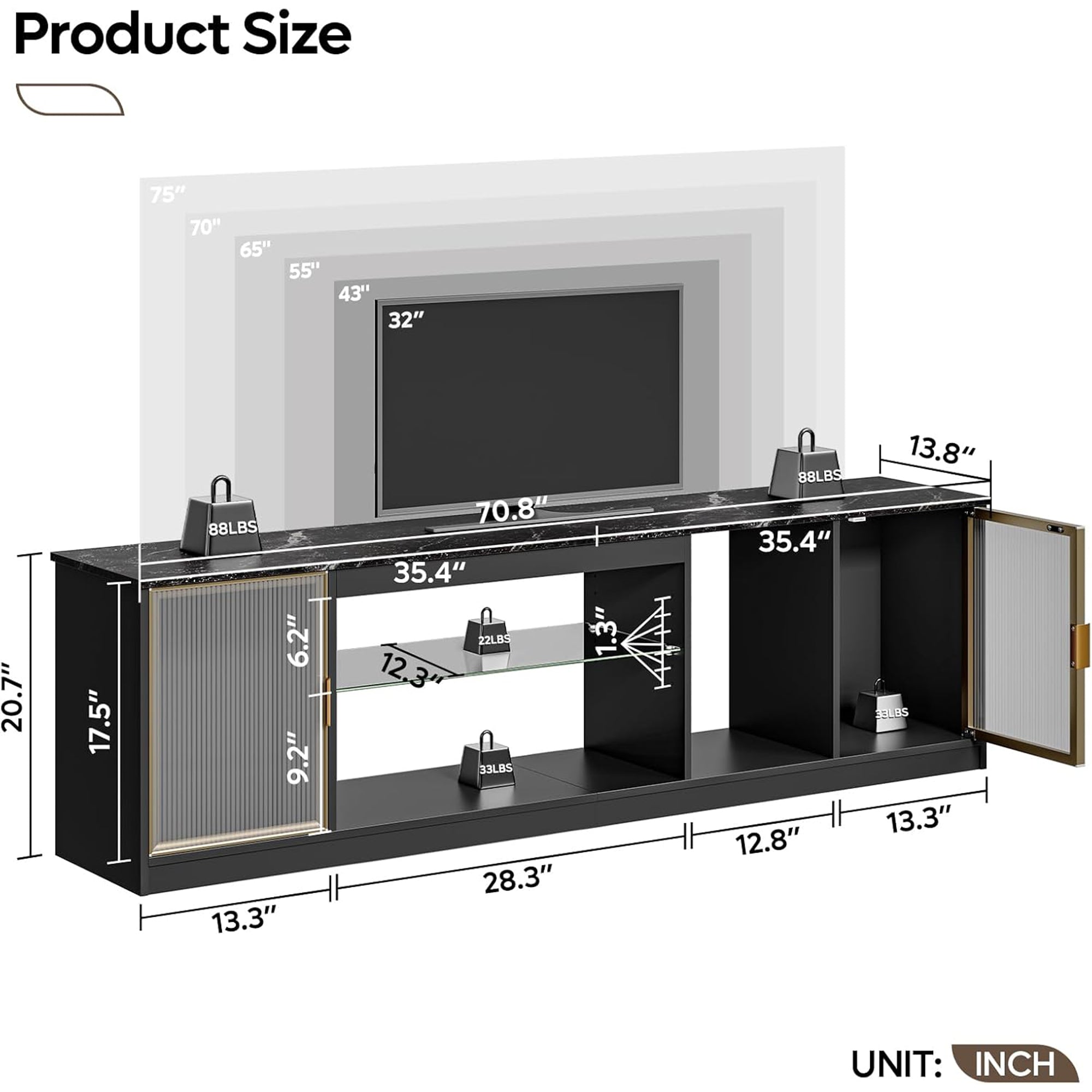 L103318T-BLKM (Open Box)