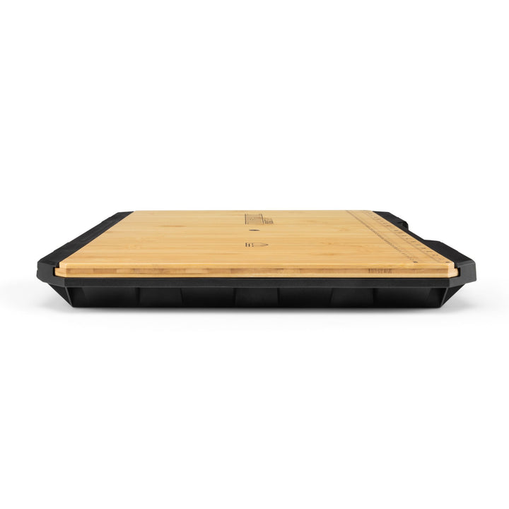 ToughBuilt StackTech Work Surface, Bamboo Wooden Flat Top Station with Storage