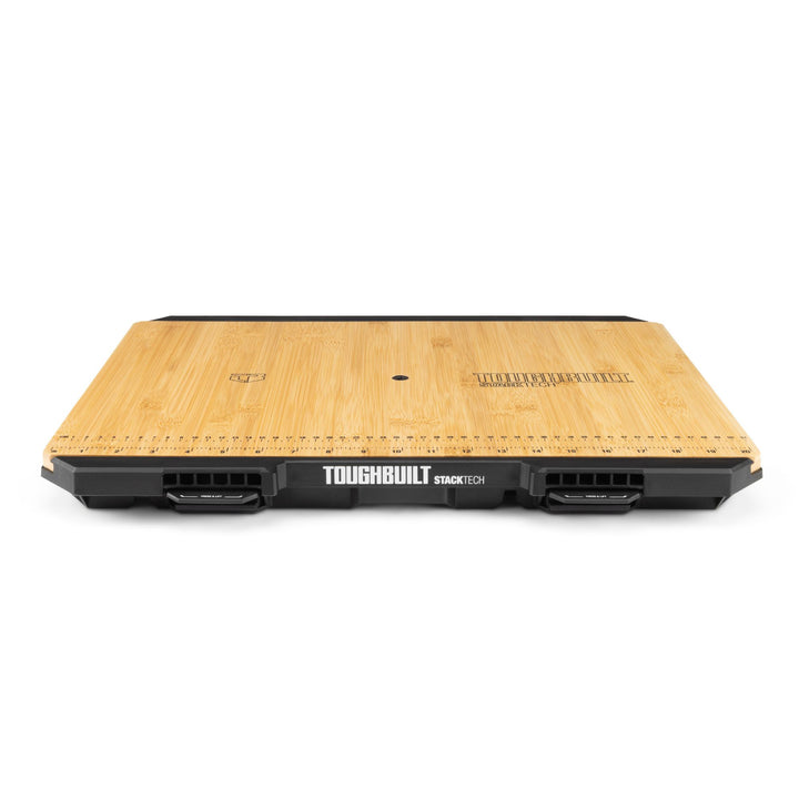 ToughBuilt StackTech Work Surface, Bamboo Wooden Flat Top Station (Open Box)