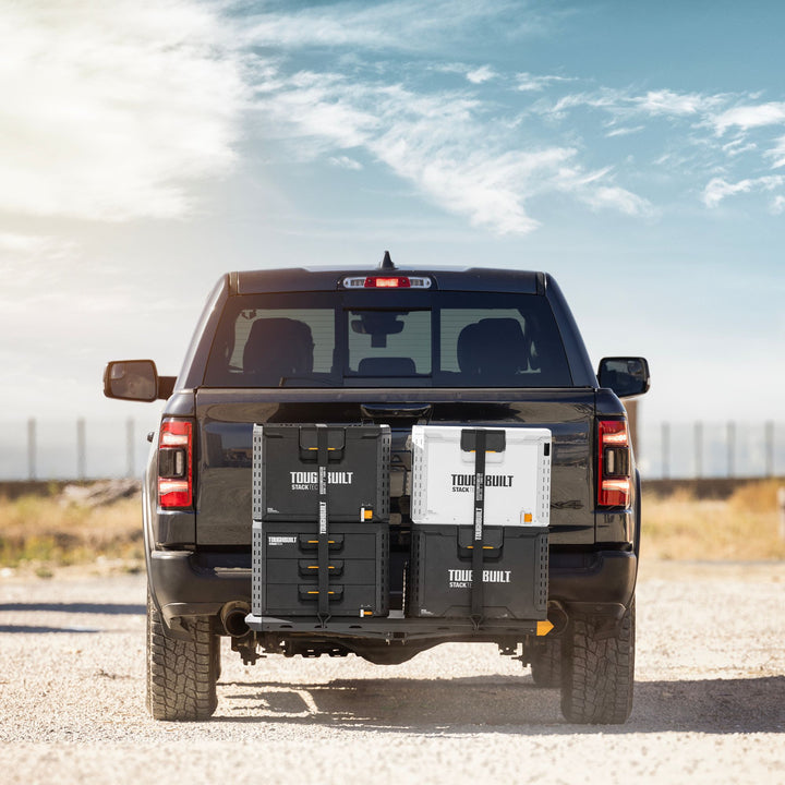 ToughBuilt StackTech Hitch Cargo Carrier, Locking Truck Mount for Hitch Receiver