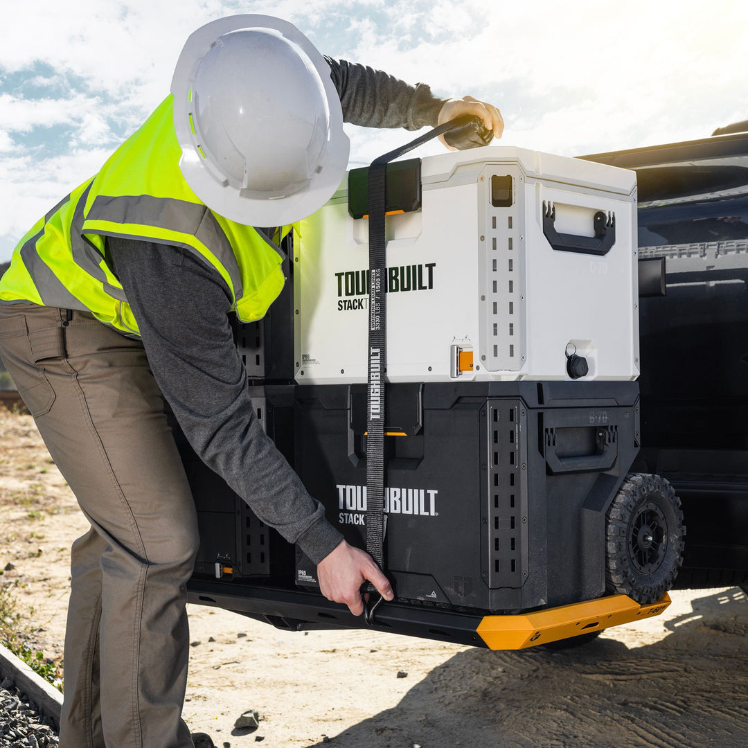 ToughBuilt StackTech Hitch Cargo Carrier, Locking Truck Mount for HitchOpen Box)