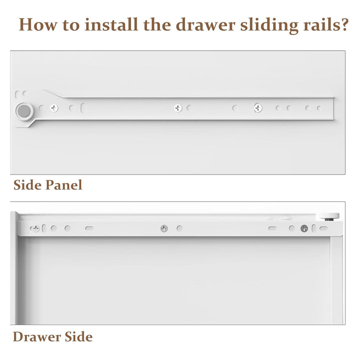 RoyalCraft Fluted Dresser 6 Drawer Bedroom Cabinet and Nightstand (Open Box)