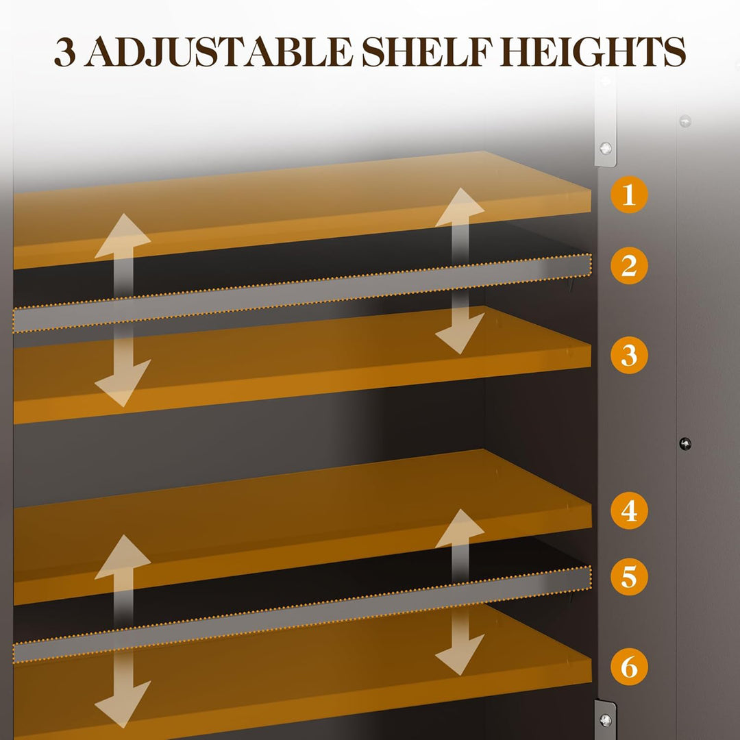 RoyalCraft Wall Wood Medicine Cabinet w/Mirror and Towel Bar, Brown (Open Box)