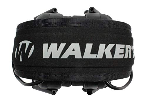 Walkers Razor Slim Shooting Ear Protection Earmuffs, Black Patriot (3 Pack)